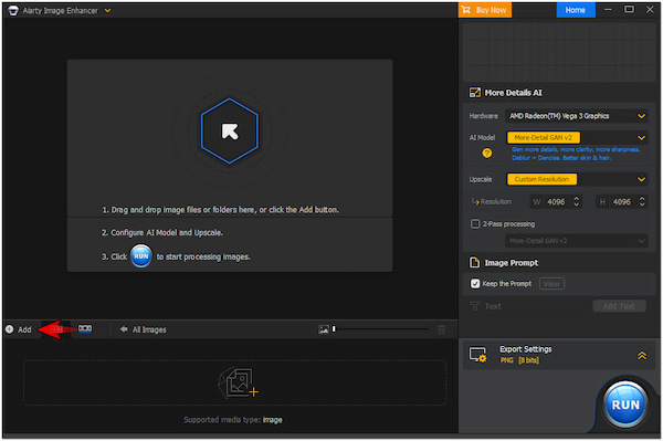 Add Low Quality Image