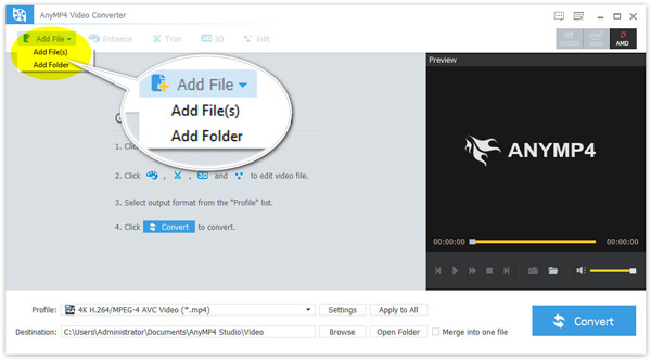 Add Video Audio Files