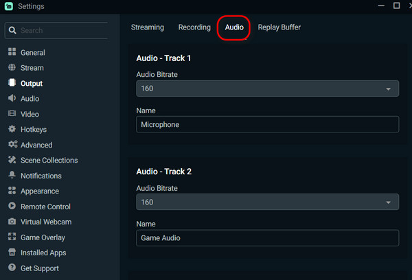 Adjust Audio Settings And Name