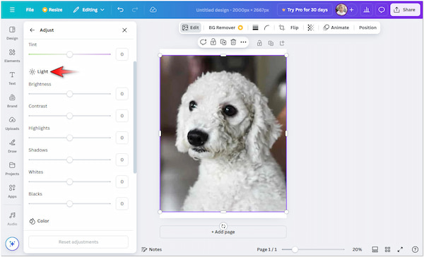 Adjust Image Effects