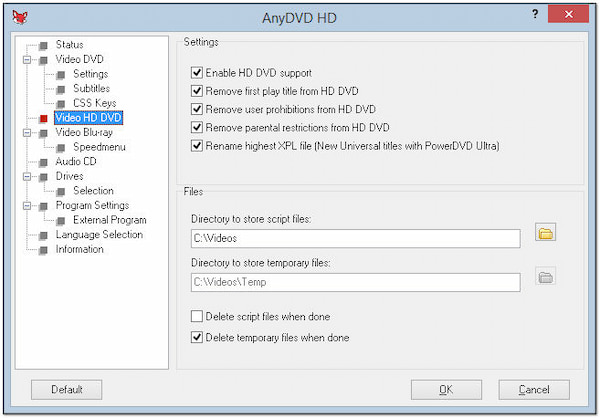 AnyDVD HD NTSC Pas Support
