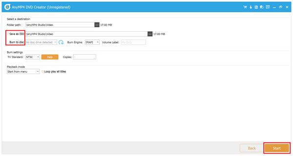 Anymp4 Dvd Creator Burn Menu
