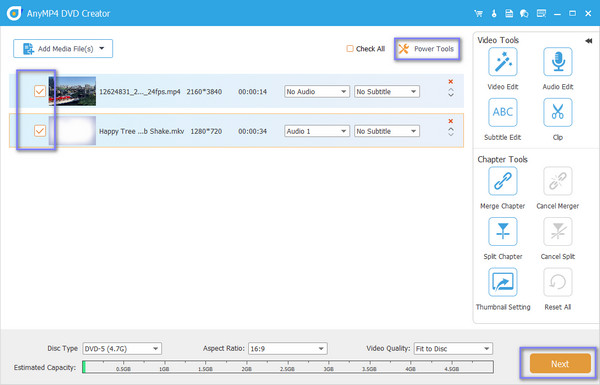 Anymp4 Dvd Creator Edit Videos