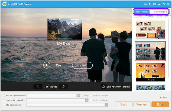 AnyMP4 DVD Maker Template