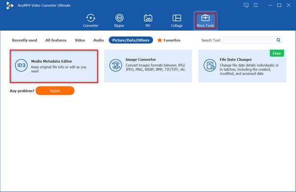 Anymp4 Media Metadata Editor