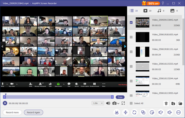 Anymp4 Screen Recorder Record Google Meet