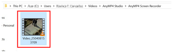 Anymp4 Screen Recorder Recorded Video
