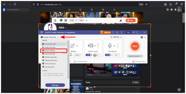 Anymp4 Screen Recorder Screen Capture