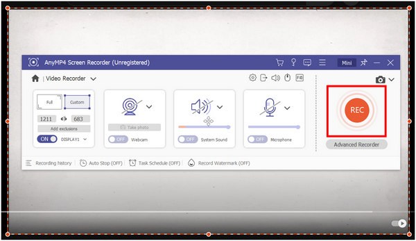 AnyMP4 Screen Recorder Screen Recording