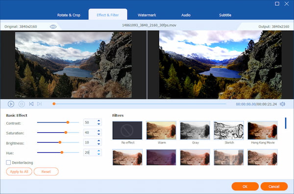 AnyMP4 Video Converter Ultimate Color Editor