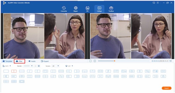 Anymp4 Video Converter Ultimate Filter