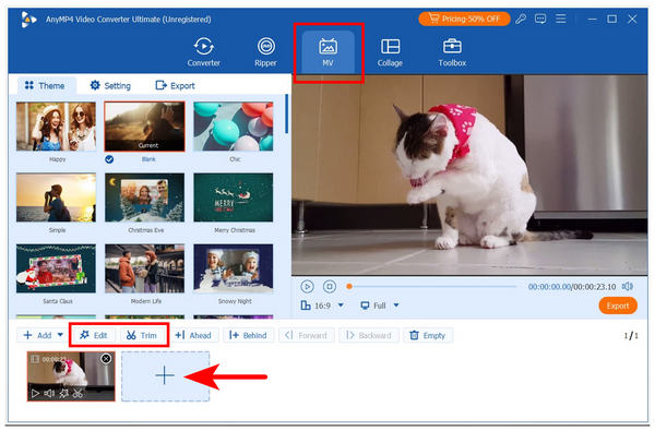 Anymp4 Video Converter Ultimate Mv Editor