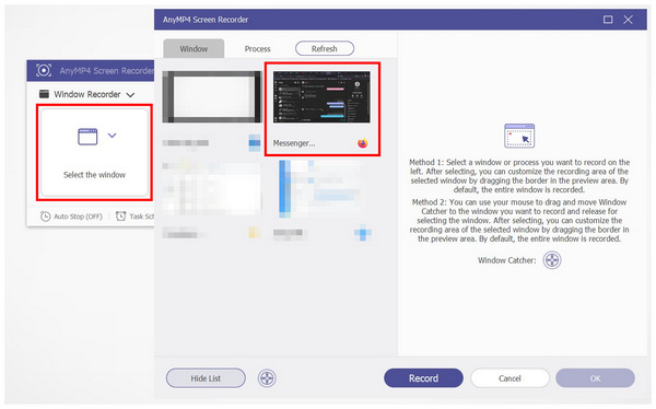 Anymp4 Video Converter Ultimate Select Window