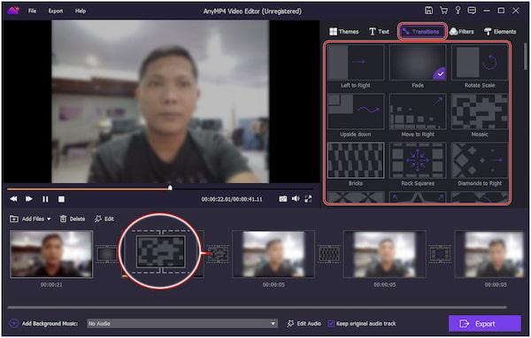 Apply Transition Effects