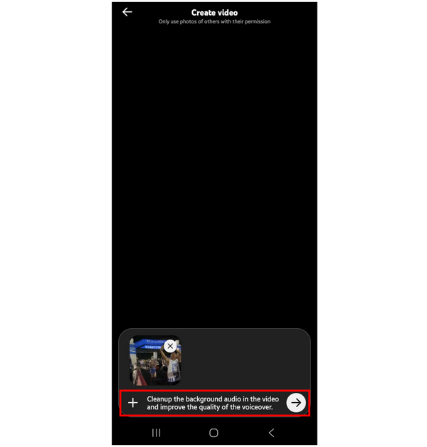 Audio Cleanup Prompt