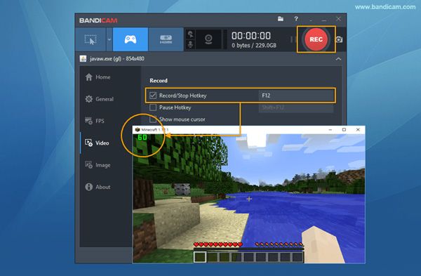 Bandicam Stop Recording