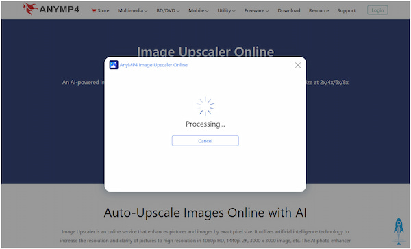 Begin Upscaling Process