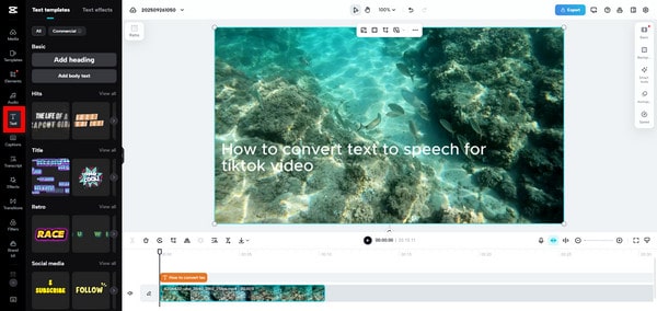 Capcut Add Text Script