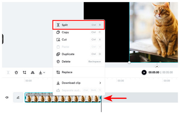 Capcut Keyframe Zoom Right Click Split
