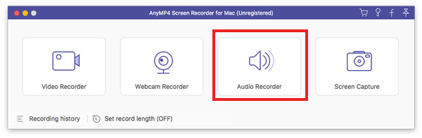 Choose Audio Recorder