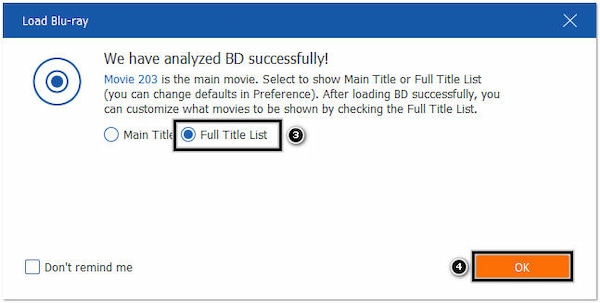 Choose Full Title List For display