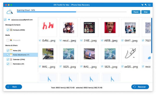 Choose Notes Attachments