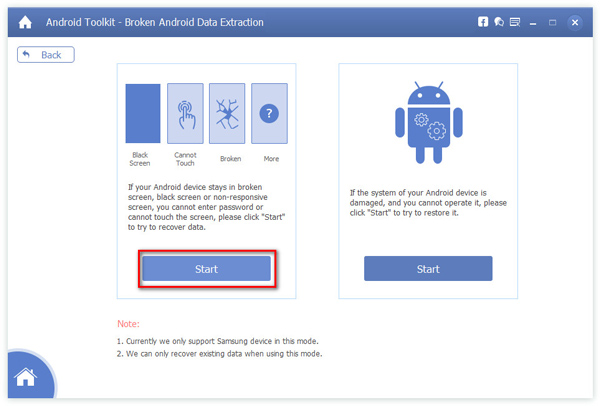 Click Left Start Button