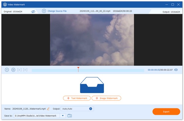 Click Text Watermark