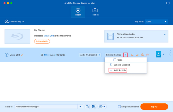 Disable Subtitles Mac