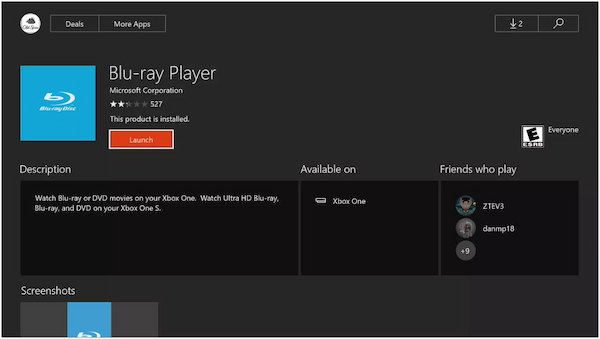 Download Blu ray DVD Player for Xbox One