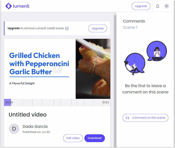 Download Generated Content