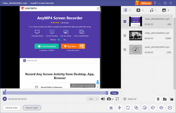 End And Edit Recording