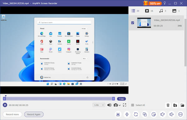 End And Edit Recording