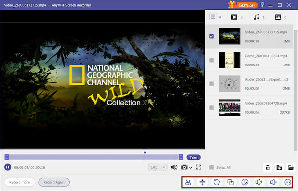 End And Edit Recordings
