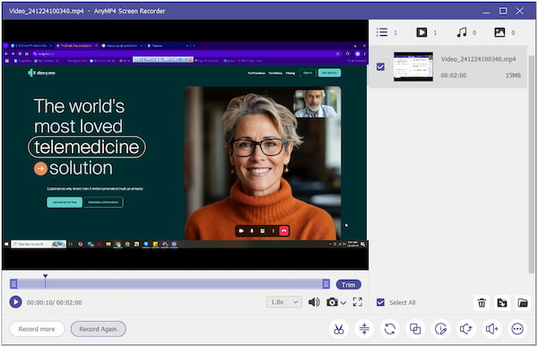 End And Preview Recording