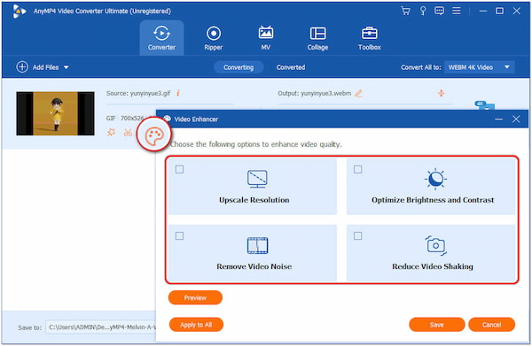 Enhnace the Converted File