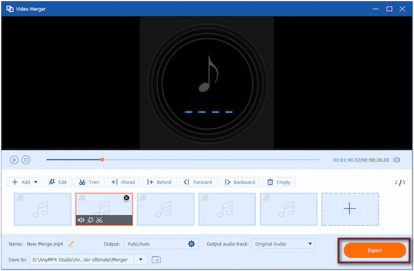 Export Merged Voice Memos