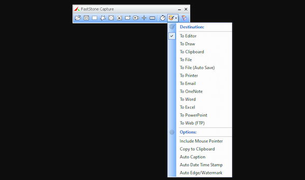 FastStone Capture Interfac