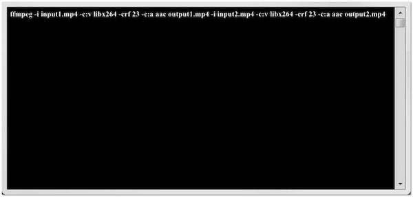 FFMPEG Open Command Prompt