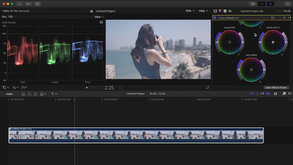 Final Cut Pro Color Editor