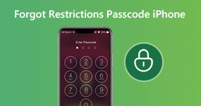orgot restrictions passcode on iPhone