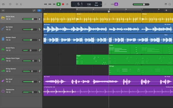 Garageband Interface