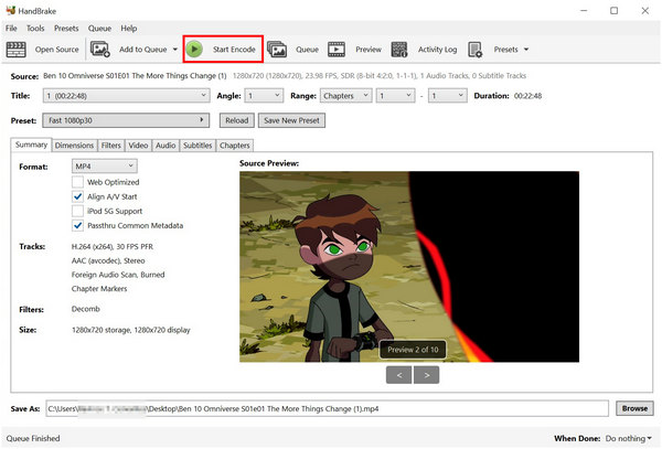 Handbrake Ease of Use
