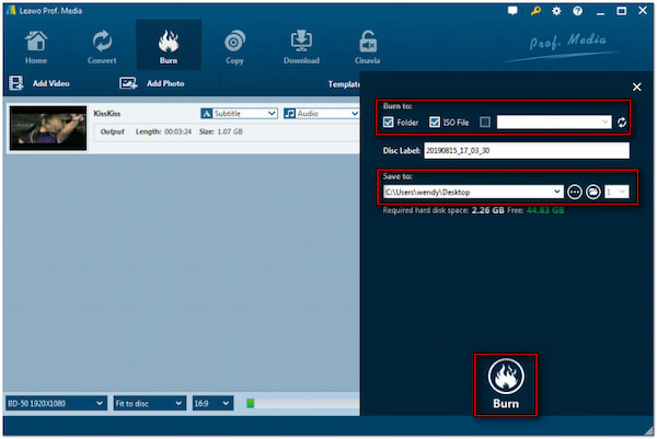 Initiate Burning Process