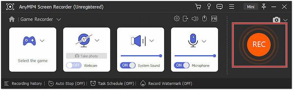 Initiate Game Recording
