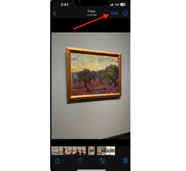iPhone Photos Choose Edit