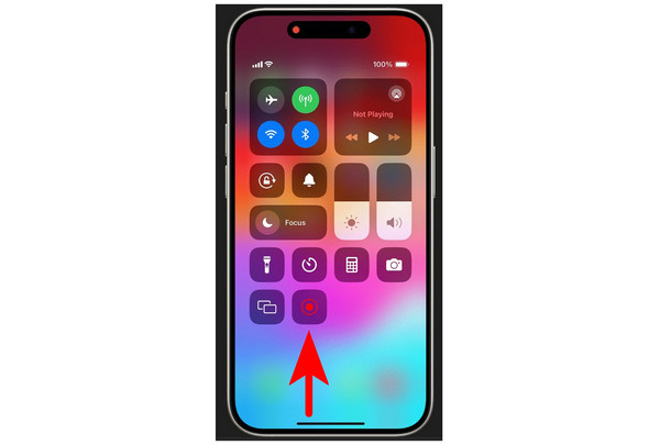 iPhone Tap Hold Recording