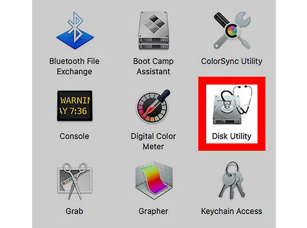 Mac Choose Disc Utility