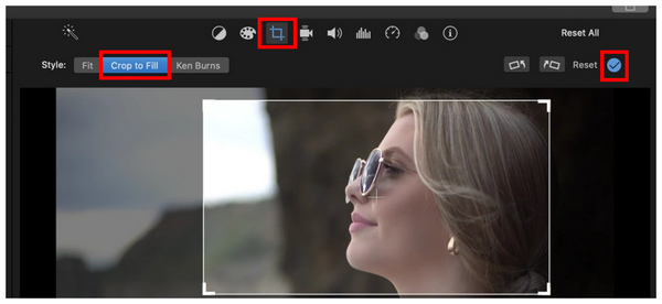 Mac iMovie Crop to Fill