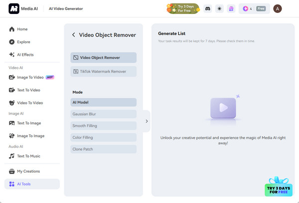 Media.io Remove Watermark from Video